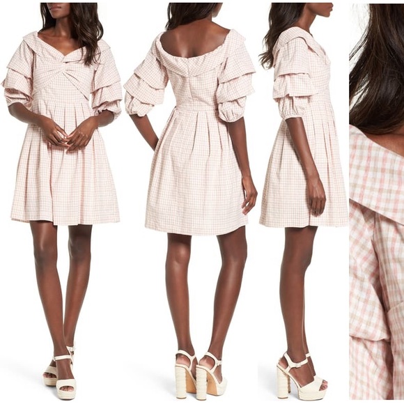 J.O.A. Dresses & Skirts - Chriselle x J.O.A. Tiered Sleeve Minidress